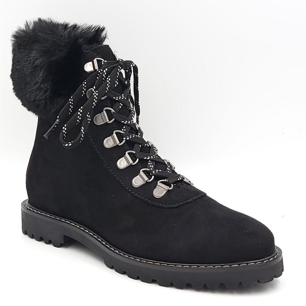 Kenneth Cole Reaction Women Combat Boots Trail Boot RLF8040E4 Size US 5M Black